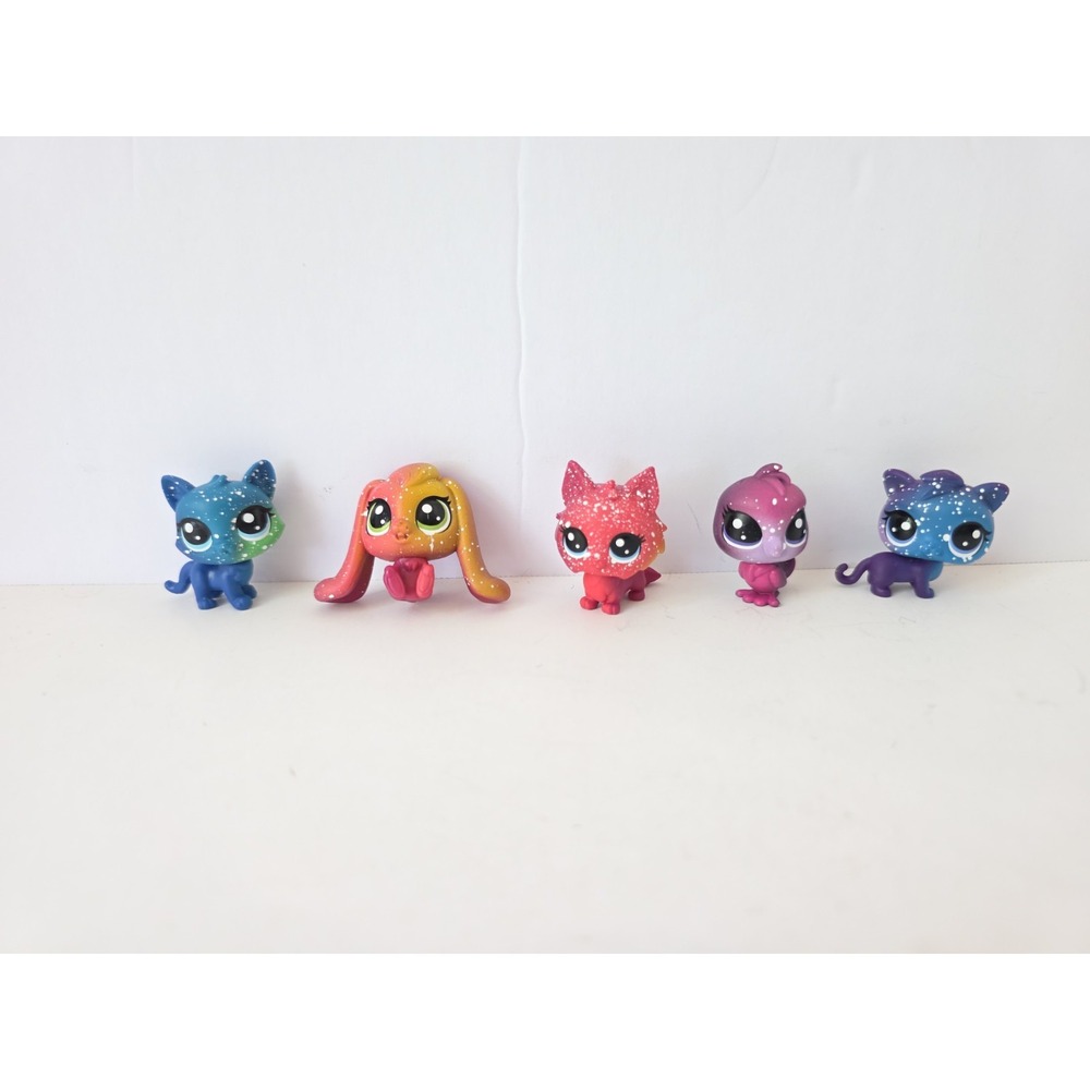 Littlest Pet Shop figure lot minis Cosmic Pets